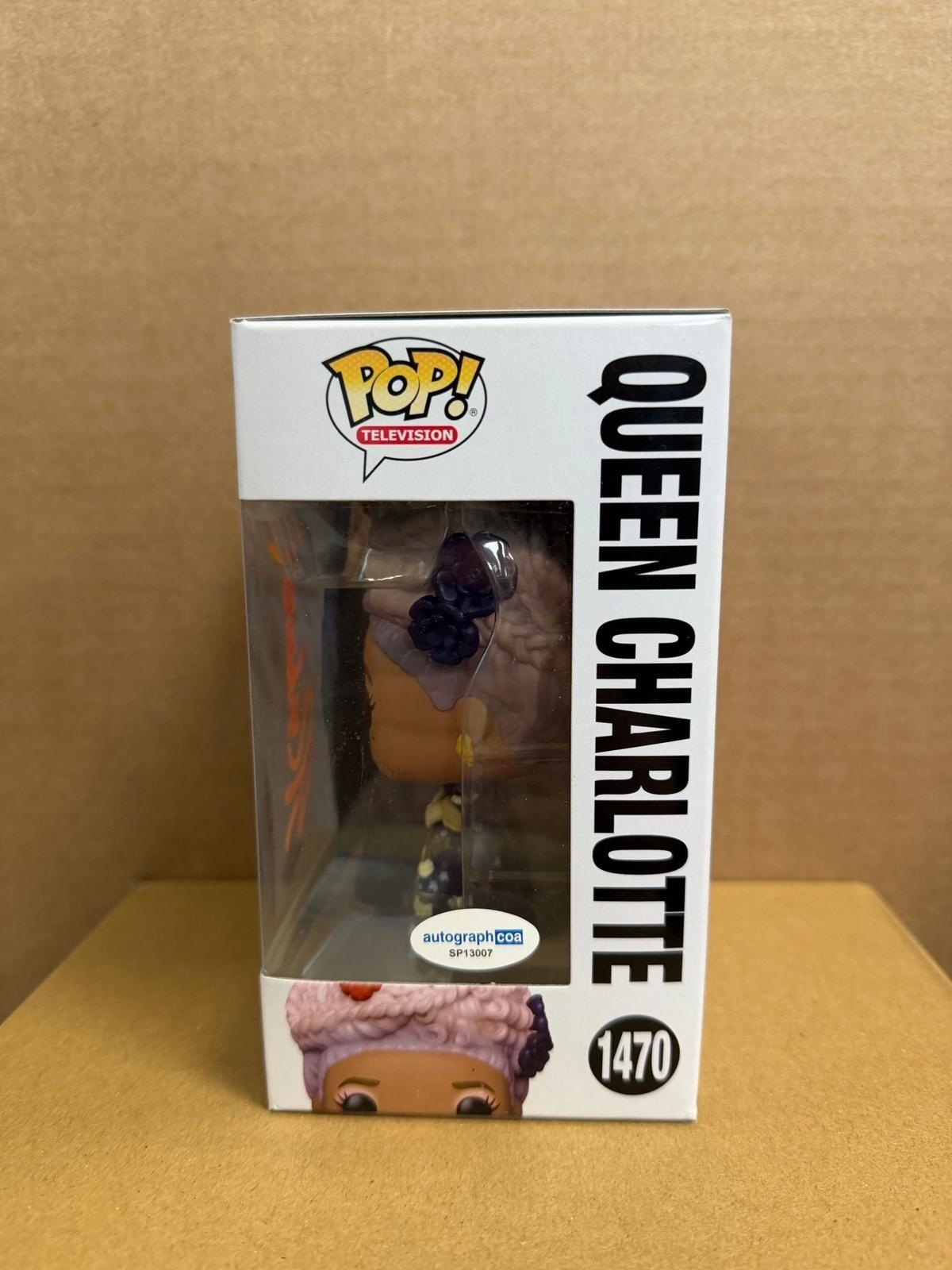 Funko Pop! Television Queen Charlotte Signed Golda Rosheuvel #2