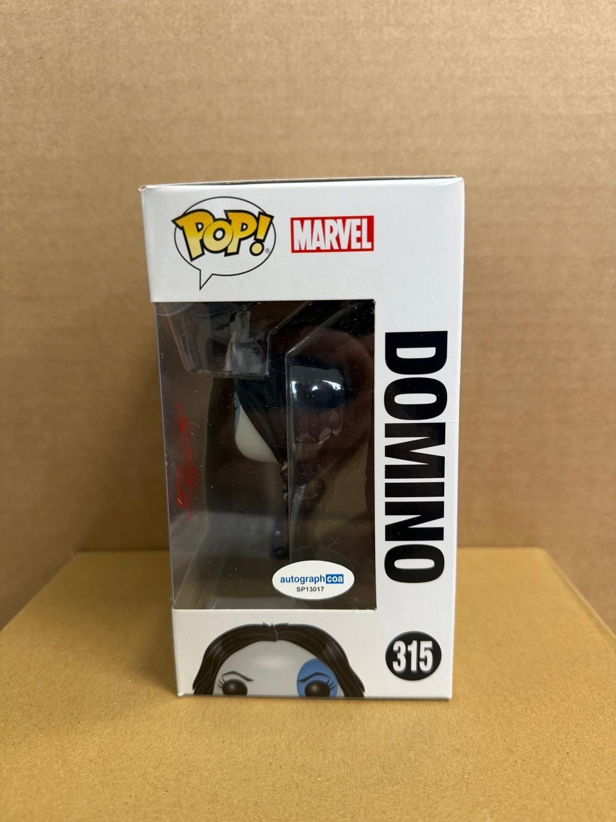 Funko Pop! Marvel Domino #315 Signed By Zazie Beetz