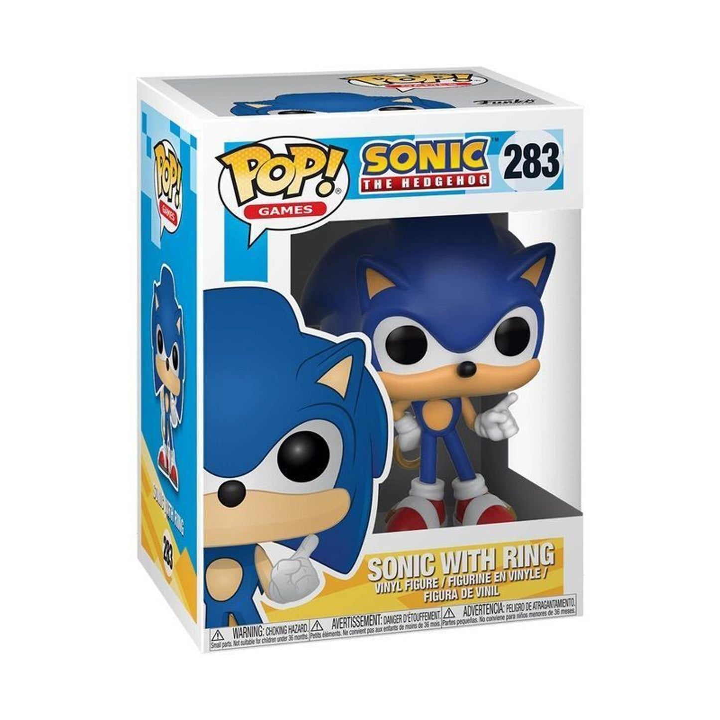 Funko Pop! Games Sonic with Ring Vinyl Figure #283