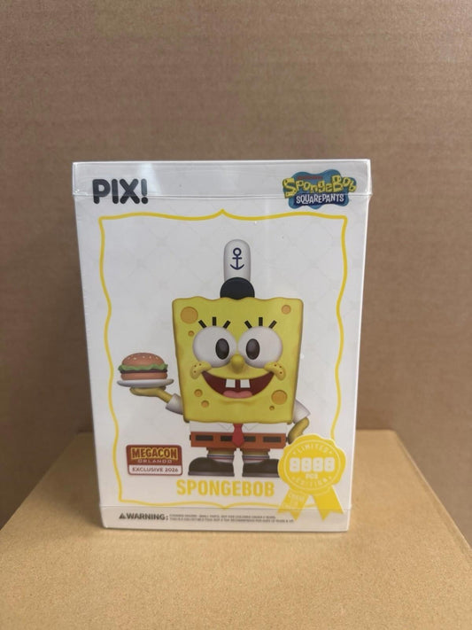 Megacon 2026 Exclusive Thrilljoy PIX! Spongebob New/Sealed Chance of Chase