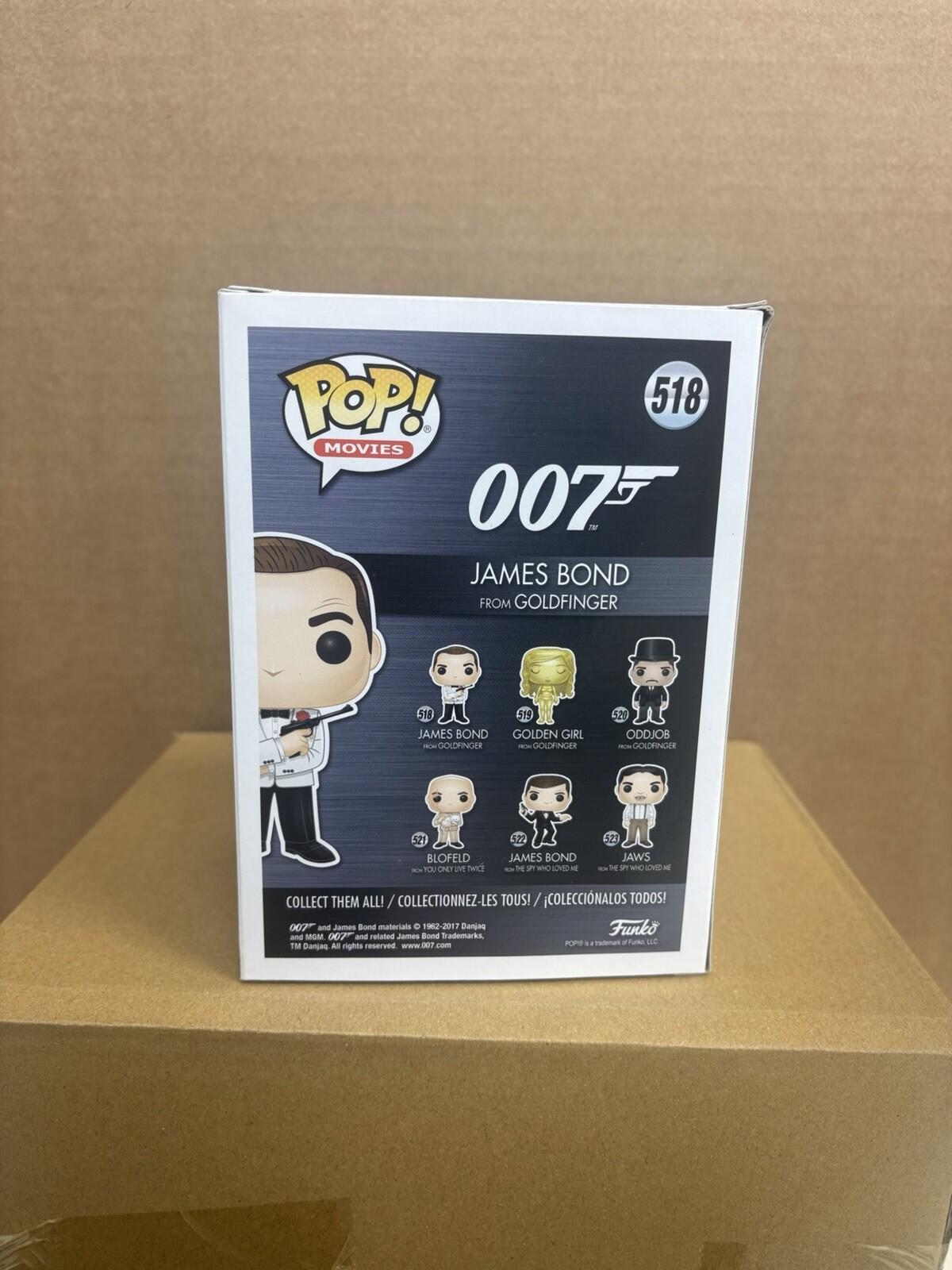 Funko Pop! Movies James Bond (With Goldfinger) #518