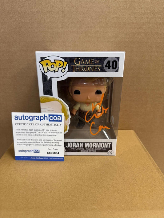 Funko Pop! Television Game of Thrones - Jorah Mormont Signed Iain Glen COA #40 WS