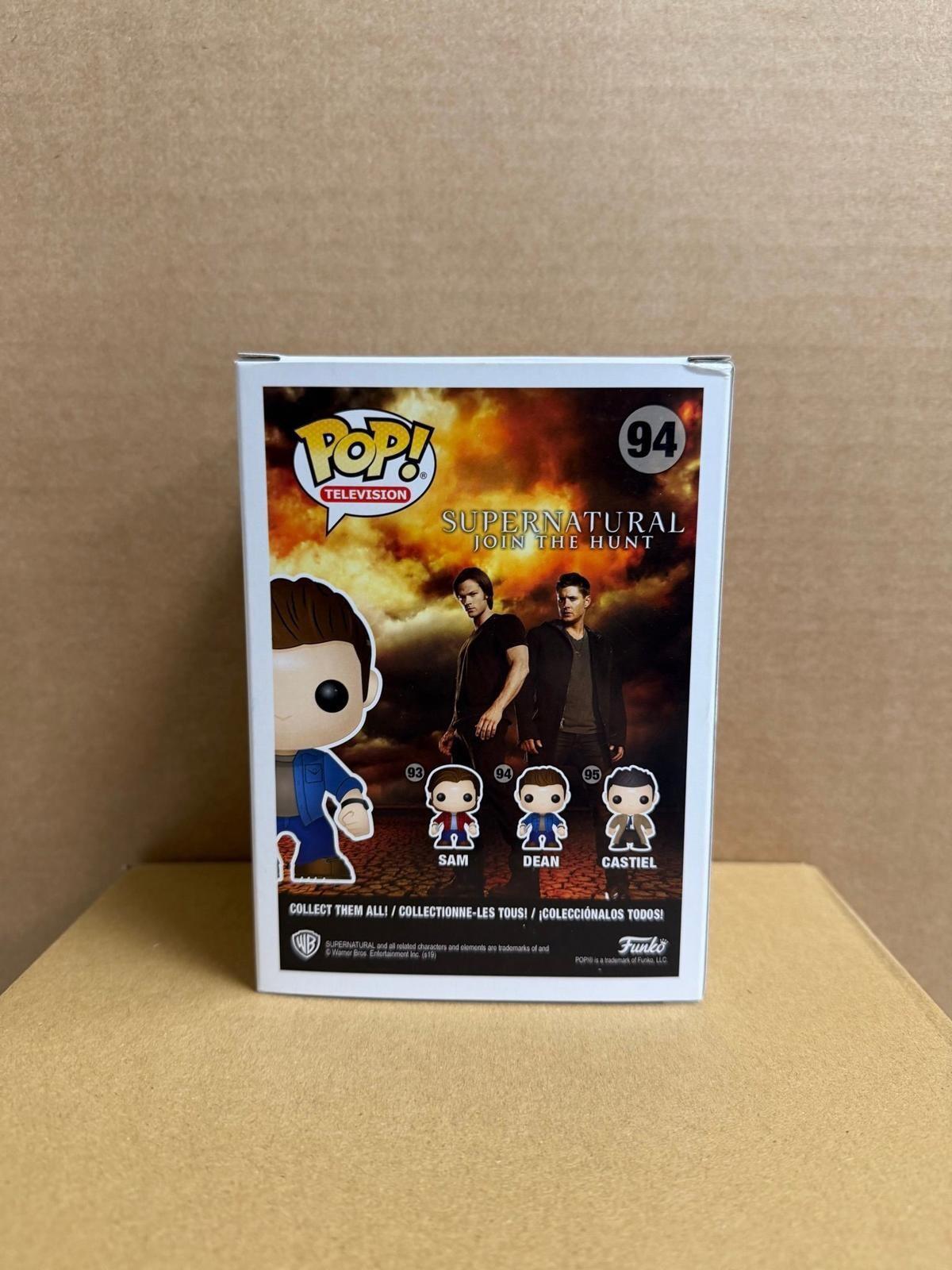Funko Pop! Television Jenson Ackles Signed Dean #94 Supernatural  PSA | WS | Free Mag Stack