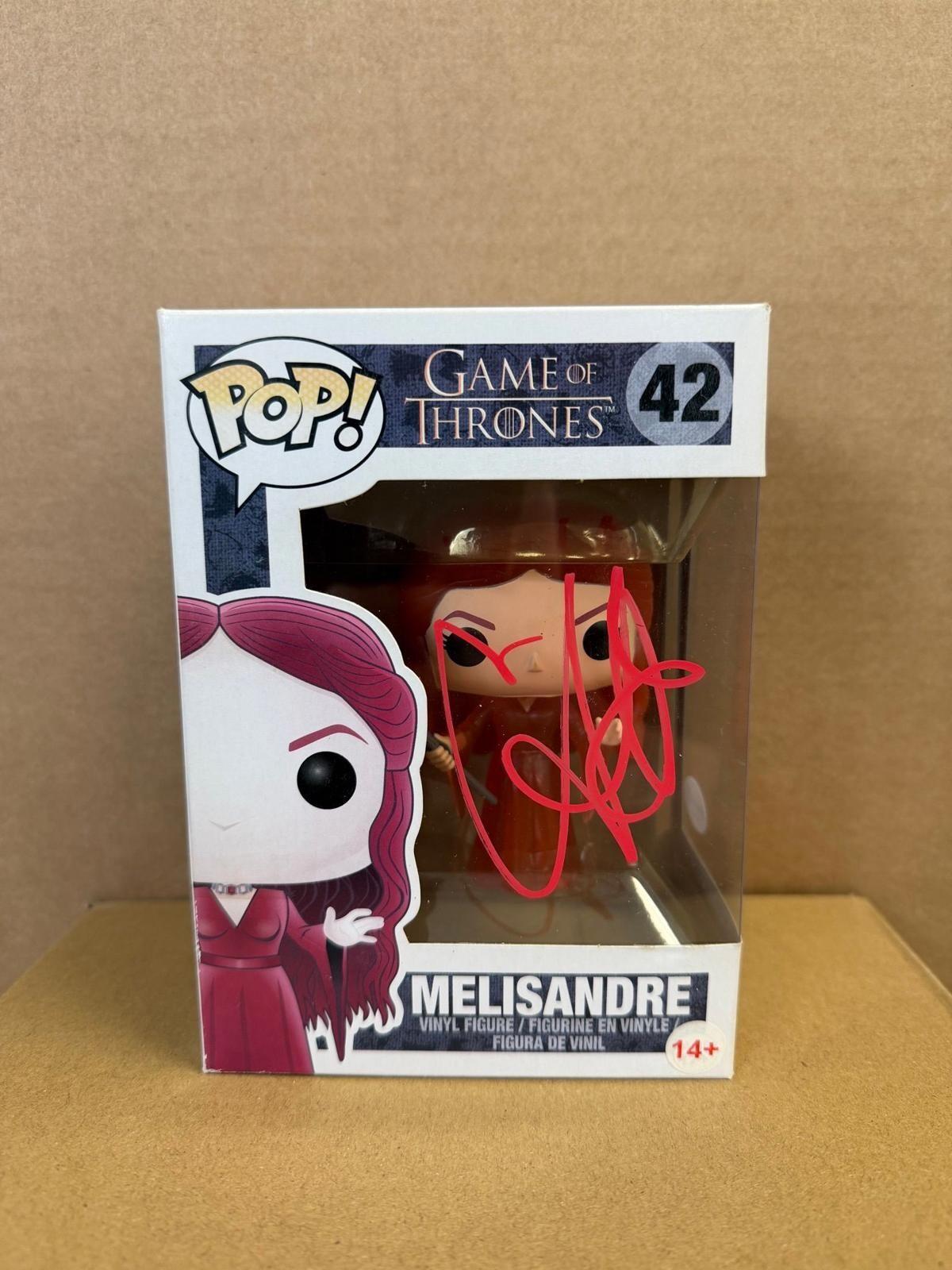 Funko Pop! Television Game Of Thrones - Melisandre #42 Signed By Carice Van Houten ACOA WS