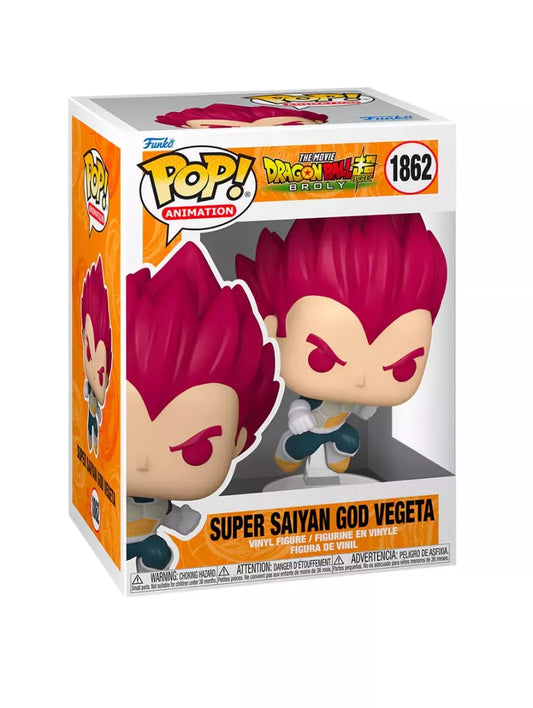 Funko Pop! Anime Dragon Ball Z Super Saiyan God Vegeta #1862