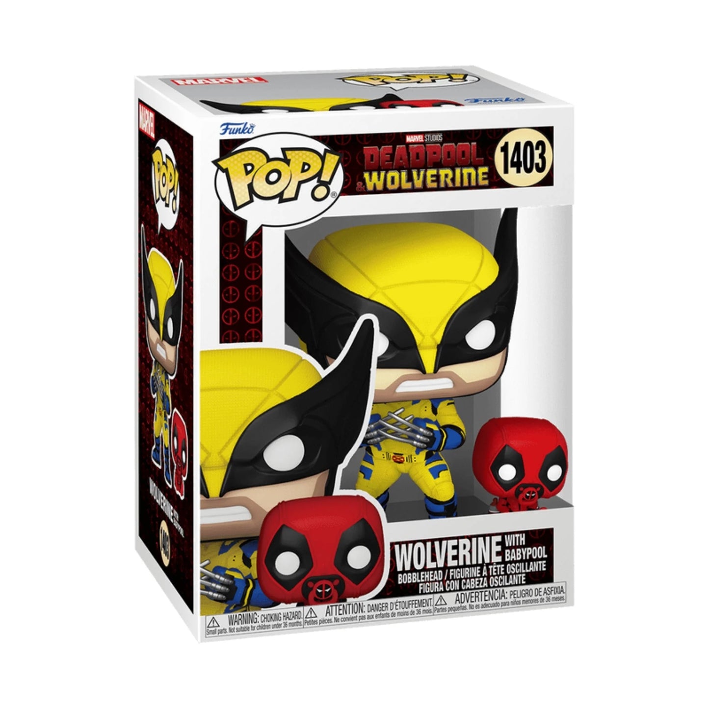 Funko Pop! Marvel Wolverine With Babypool #1403