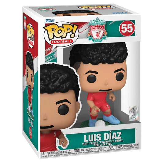 Funko Pop! Sports Football Liverpool Luis Diaz #55 Vinyl Figure