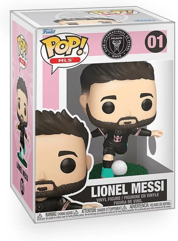 Funko Pop! Sports Football Inter Miami Lionel Messi (Away Kit) #01 Free Protector